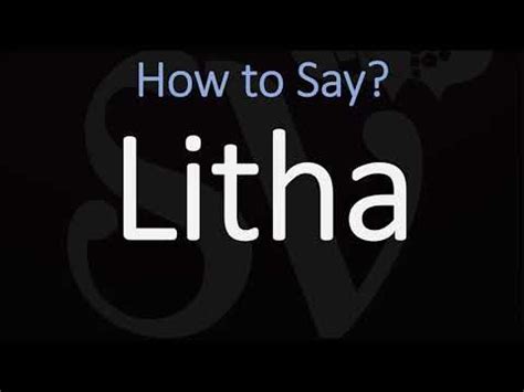 litha pronunciation